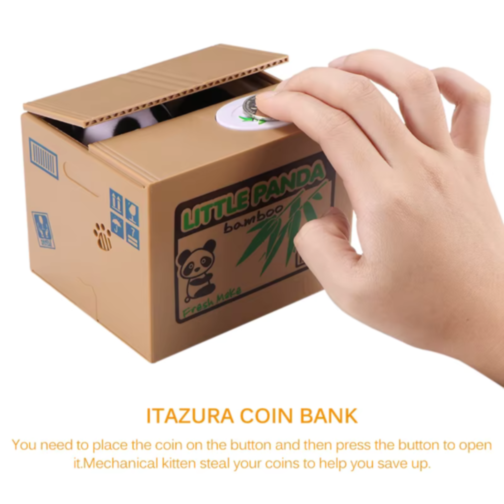 Pușculiță Interactivă Panda – Economisește cu Zâmbetul pe Buze