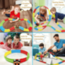 Circuit Flexibil 3D cu 1buc. Mașinuță Luminoasă și Piese Colorate 