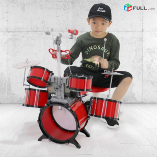 Set de Tobe Electronice cu Microfon și Stand – Joacă și Creativitate pentru Copii