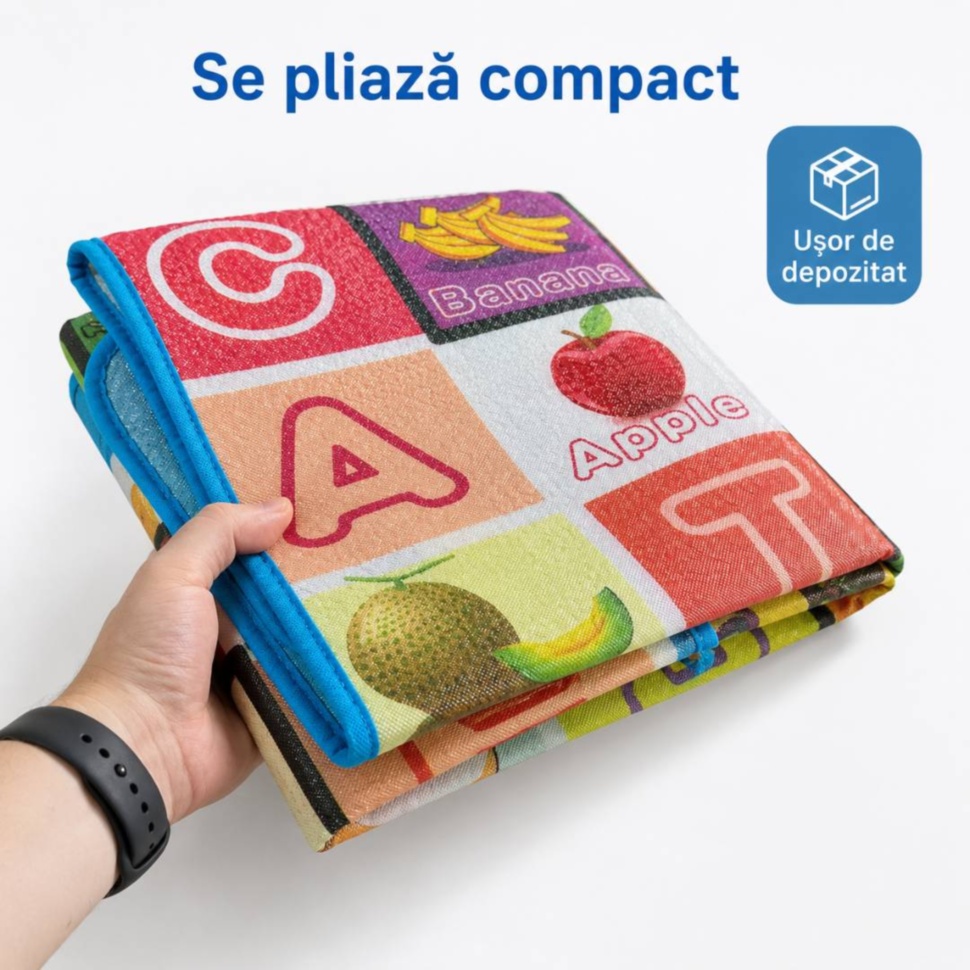Covor termic pentru copii pliat compact
