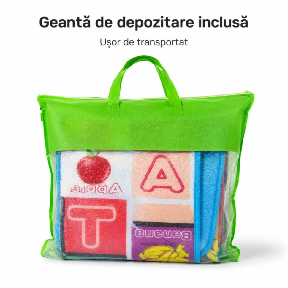 Geantă de depozitare inclusă pentru covorul termic reversibil