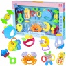 Set 10 Zornăitoare Multicolore, 5 pentru Dentiție