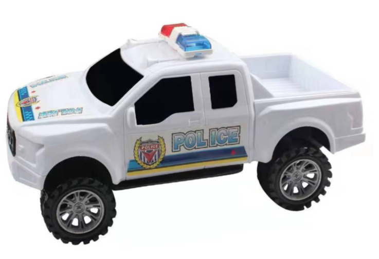 Mașina Pick-Up de Poliție cu Fricțiune, 24cm