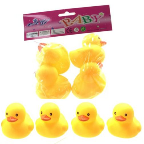 Set 4 Rățuște de Baie cu Piuitoare