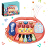 Pian Electronic Multicolor 5 în 1 pentru Copii cu Funcții Educative (culoare aleatorie)