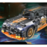 Mașină Supercar Mecanică cu Funcție Pull-Back, Set de 520 Piese 
