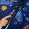 Umbrelă Copii cu Mașinuțe și Protecție Anti-Prindere