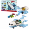 Mega Aeronava Cargo cu Sunete, Lumini și 6 Mașinuțe de Metal