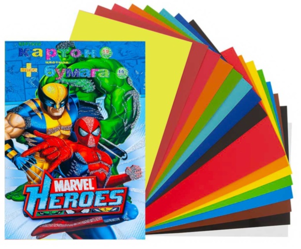 Carton și Hârtie Colorată "Marvel" pentru Decupare