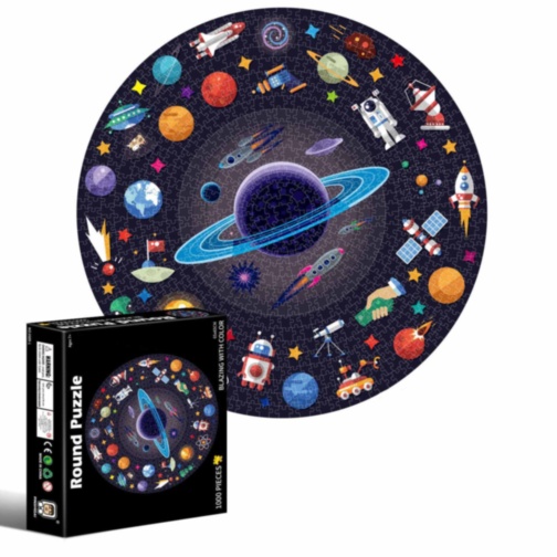 Puzzle Rotund Art Puzzle "Sistemul Solar" 1000 piese, 65x65cm