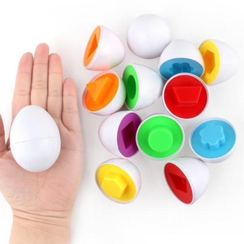 Set Oua cu Forme pentru Sortare - Pui Jucăuș