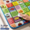 Covor termic mare reversibil pentru copii, cu geantă inclusă