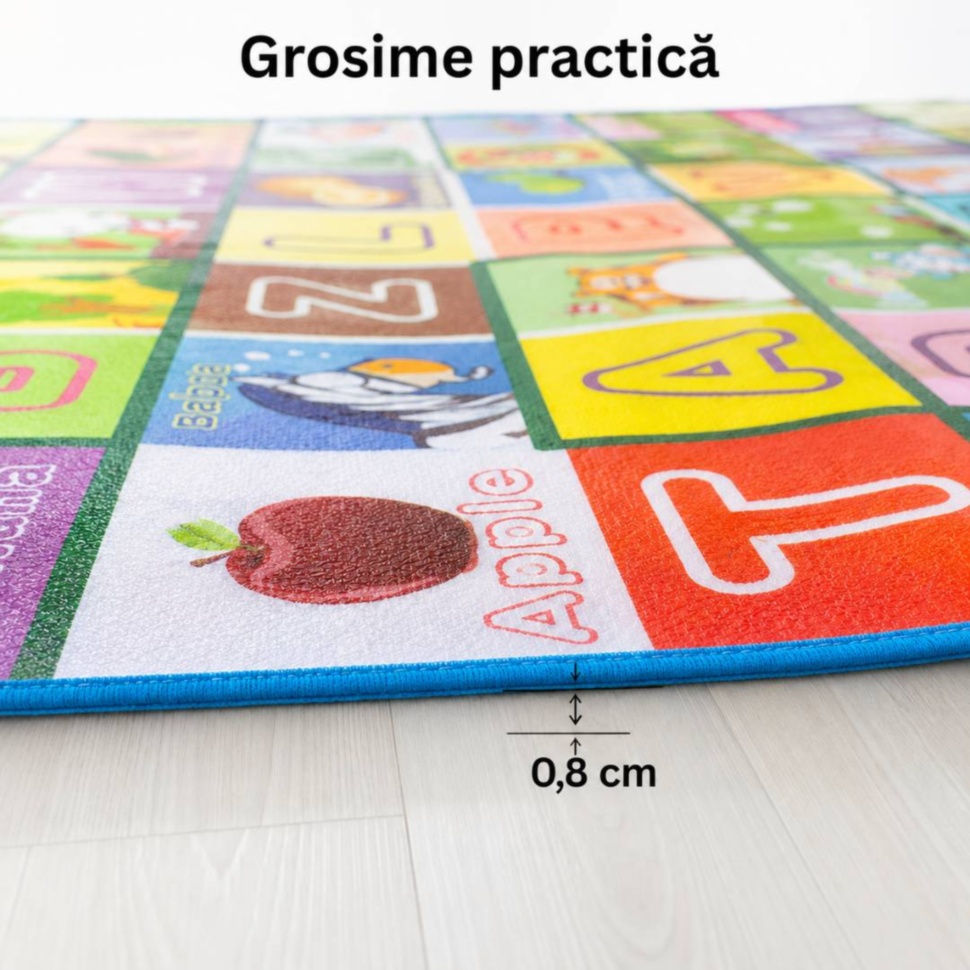 Grosime practică de 0,8 cm la covorul termic pentru copii