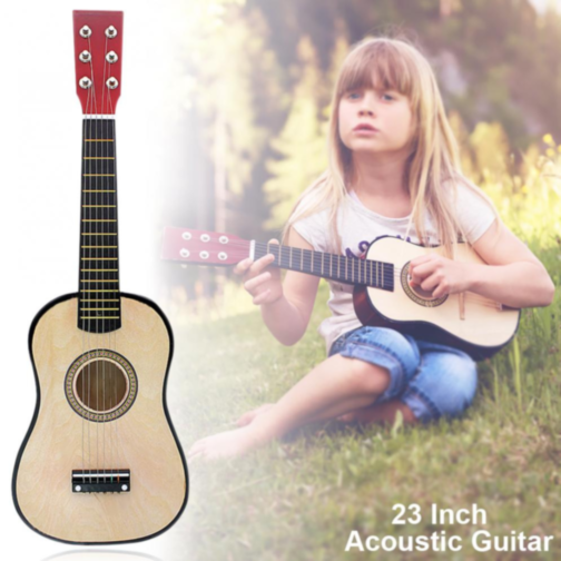 Chitară Acustică pentru Copii 23 Inch – Primii Pași în Muzică (culoare aleatorie)