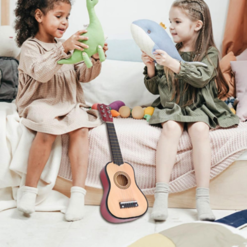 Chitară Acustică pentru Copii 23 Inch – Primii Pași în Muzică (culoare aleatorie)