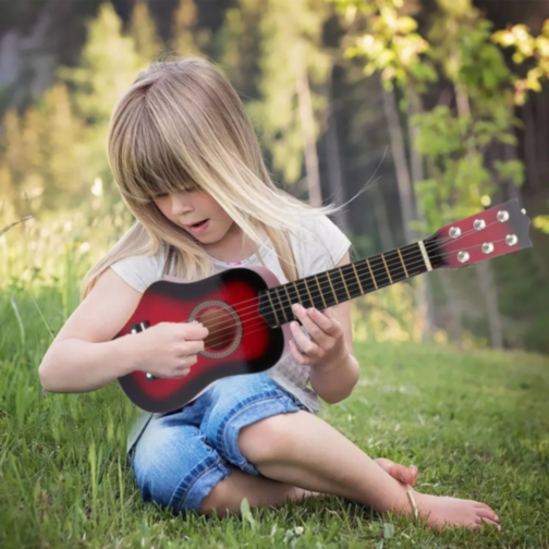 Chitară Acustică pentru Copii 23 Inch – Primii Pași în Muzică (culoare aleatorie)
