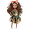 Păpușă Colecționabilă cu Rochie Elegantă și Fundă Portocalie – 35 cm