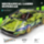 Mașină Supercar Mecanică Verde cu Funcție Pull-Back, Set de 470 Piese  | image