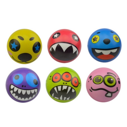 Set 6 Mingi Multicolore din Burete, diametru 9cm