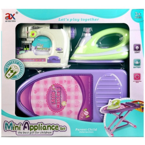 Set Mașină de Cusut, Fier și Masă de Călcat Electrice