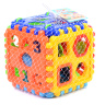 Cub Puzzle Educativ cu 30 Figuri de Stivuit 