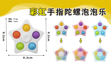 Simple Dimple Spinner Stea, Anti-Stres Fidget Toys, 9cm