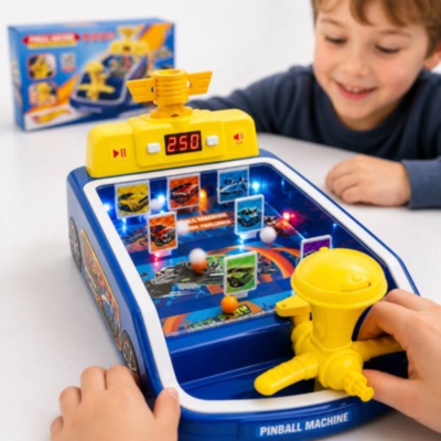 Joc Pinball Interactiv cu Lumini, Sunete și Scor Digital | image