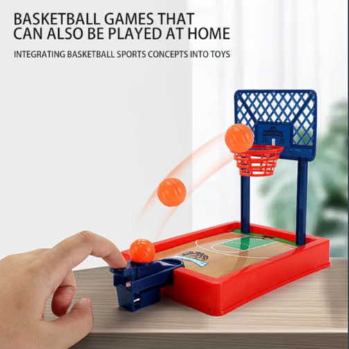 Mini Coș de Baschet Desktop – Joc Interactiv pentru Copii și Familie (culoare aleatorie)
