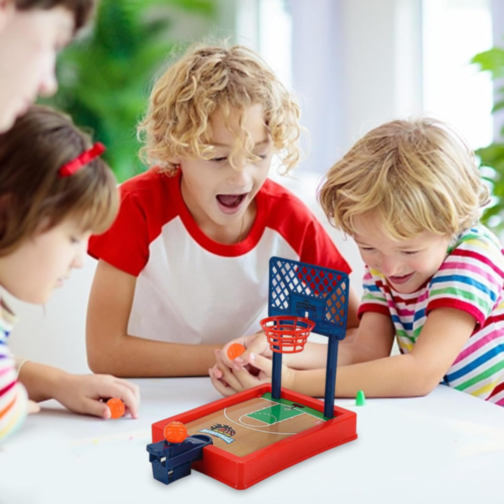 Mini Coș de Baschet Desktop – Joc Interactiv pentru Copii și Familie (culoare aleatorie)