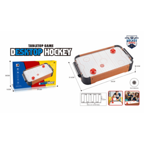 Masă Air Hockey de Masă cu Ventilație Electrică