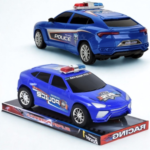 Mașină poliție mare pentru copii model realist (culoare aleatorie)