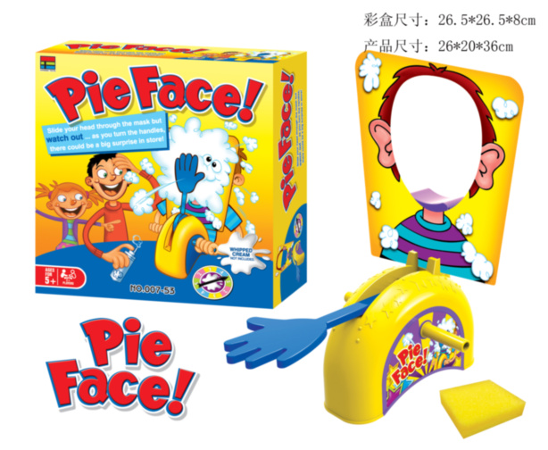 Ruleta cu Frișcă "Pie Face", joc de societate