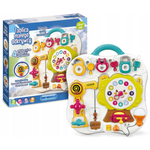 Panou de Activități Montessori cu Sunete și Lumină – Jucărie Interactivă