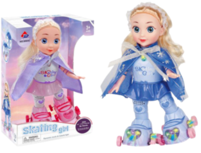 Păpușa Pe Role cu Lumină și Muzică – Skating Girl | image