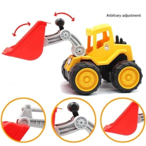 Buldoexcavator pentru copii cu cupă mobilă