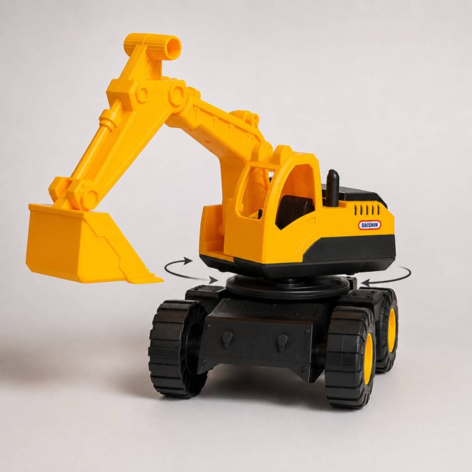 Cabina rotativă a excavatorului mare pentru copii