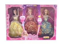 Set 3 Barbie în Rochii elegante
