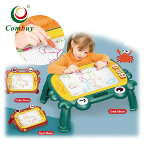 Tablă de Desen Magnetică 3 în 1 - Tabletă, Stand și Birou