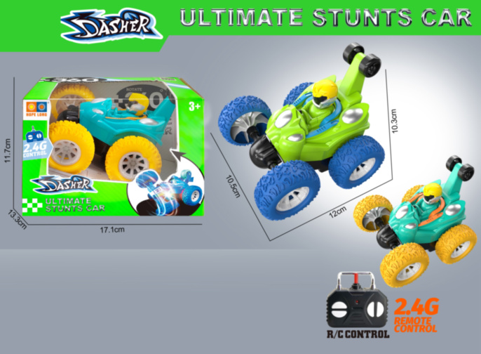 Mașinuță de Cascadorii cu Telecomandă 2.4G – Acțiune și Distracție pentru Copii