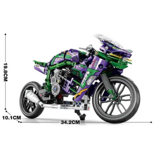Set de construcție Motocicletă cu 458 piese
