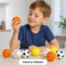 Set de 12 mingi moi sportive pentru copii