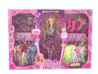 Barbie cu 10 Rochii și Accesorii