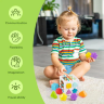 Cub de Activități Montessori cu Forme și Benzi Elastice