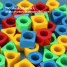 Set Educațional de Sortare Forme Geometrice cu Planșe și Cadru