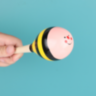 Maracas din Lemn de 20 cm pentru Copii (culoare aleatorie)