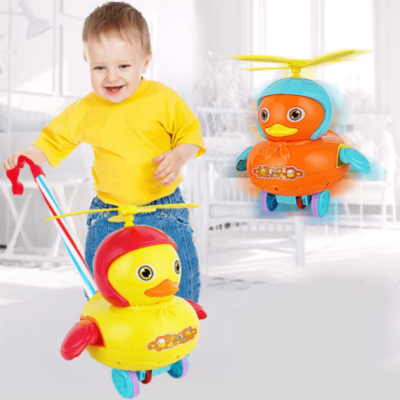 Rață Distractivă cu Morișcă și Mâner pentru Copii (model aleatoriu) | image