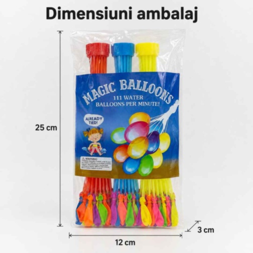 Set 111 baloane cu apă cu umplere rapidă