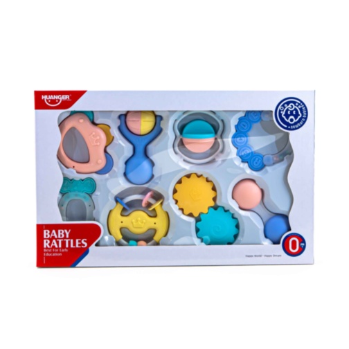 Set 8 Zornăitoare Pastelate, 2 pentru Dentiție