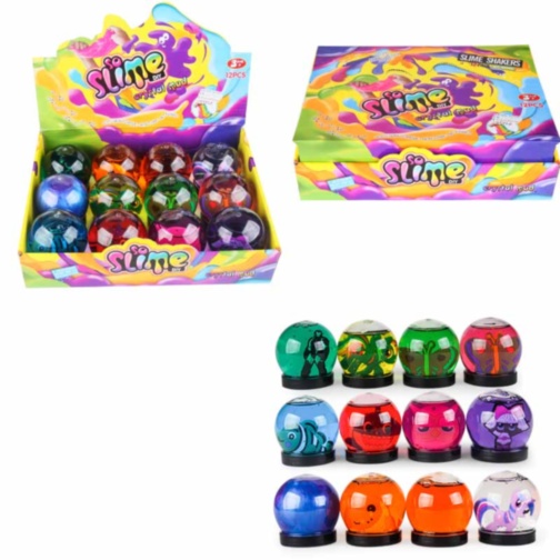 Gelatina Slime Colorată cu Sclipici, 12buc./set, preț 1 buc