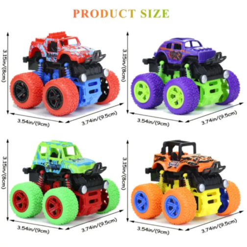 Mașinuță Off-Road 360° cu Rotire și Roți Mari (culoare aleatorie)